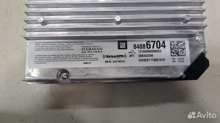 Блок управления радиоприемником Chevrolet Traverse, 2021