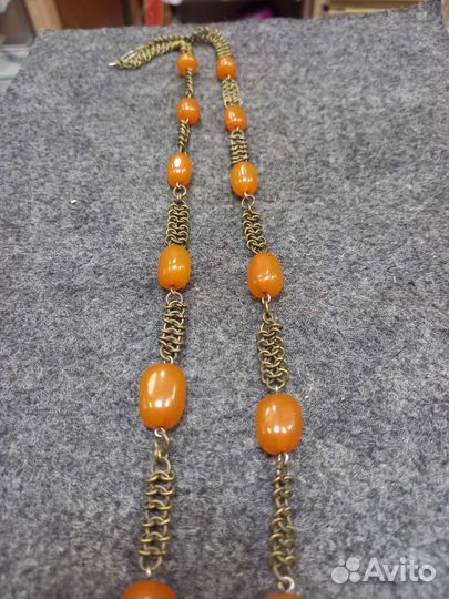 Янтарные бусы СССР Прибалтика