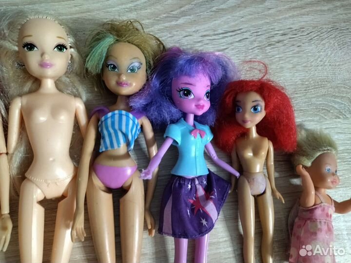 Лот кукол Винкс и My Little Pony