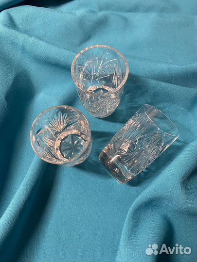 Стопки хрустальные СССР