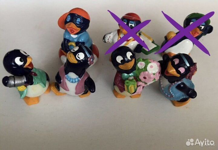 Игрушки. Киндер Сюрприз. Пингвины