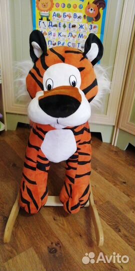 Качалка детская Рудникс Тигр мягкая