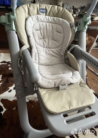 Стульчик для кормления chicco polly magic relax