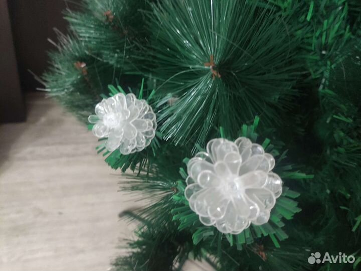 Елка искусственная светодиодная оптоволоконная