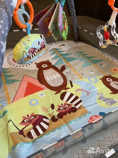 Развивающий коврик манеж для новорожденных