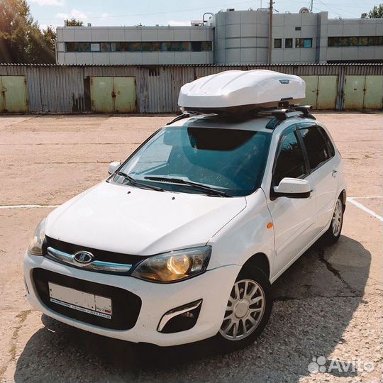 Автобокс Broomer Venture белый глянец на Kalina