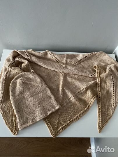 Комплект шапка и косынка