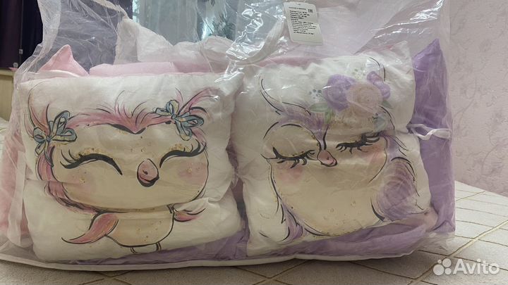 Бортики в детскую кроватку бу