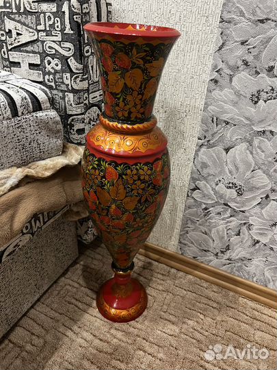 Хохлома ваза