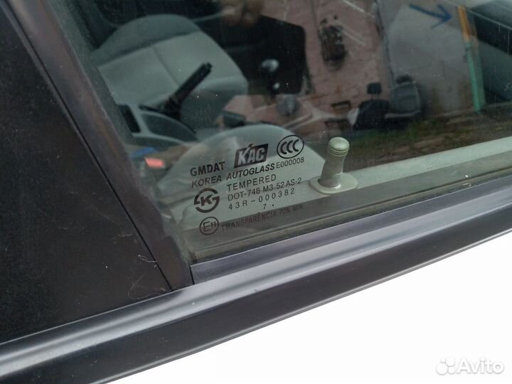 Стекло передней правой двери Chevrolet Lacetti