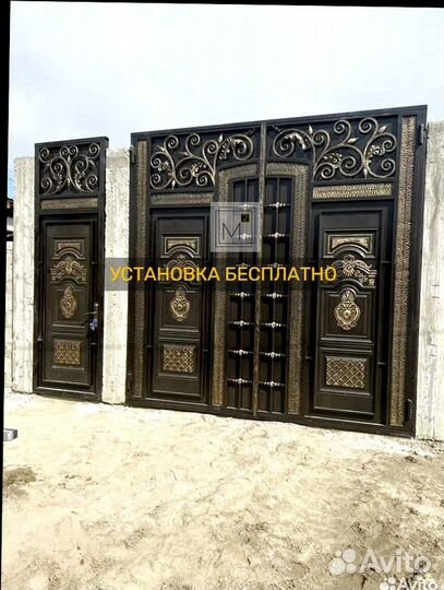 Ворота в Махачкале стандартные