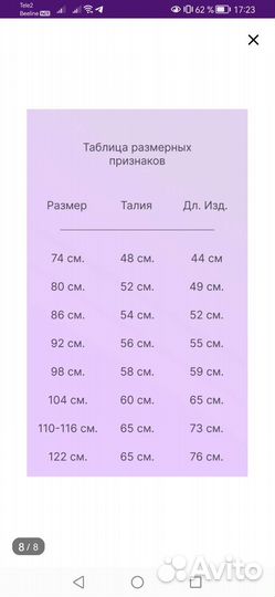 Платье для девочки