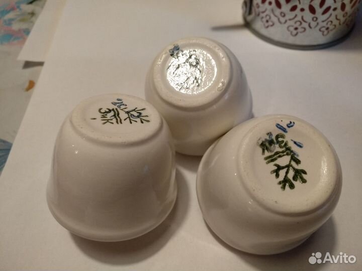 Солонки, горчичницы с крышками современные и СССР