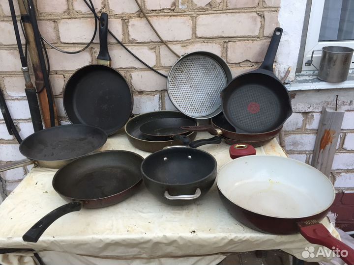 Сковородки кастрюли бу