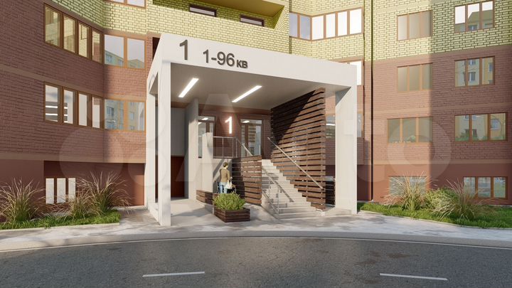 1-к. квартира, 45,2 м², 2/17 эт.