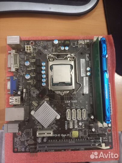 Комплект (i7-3770, 10 гб озу) + бп LGA 1155