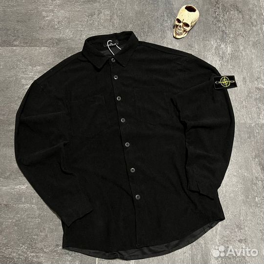 Рубашка мужская stone island, M