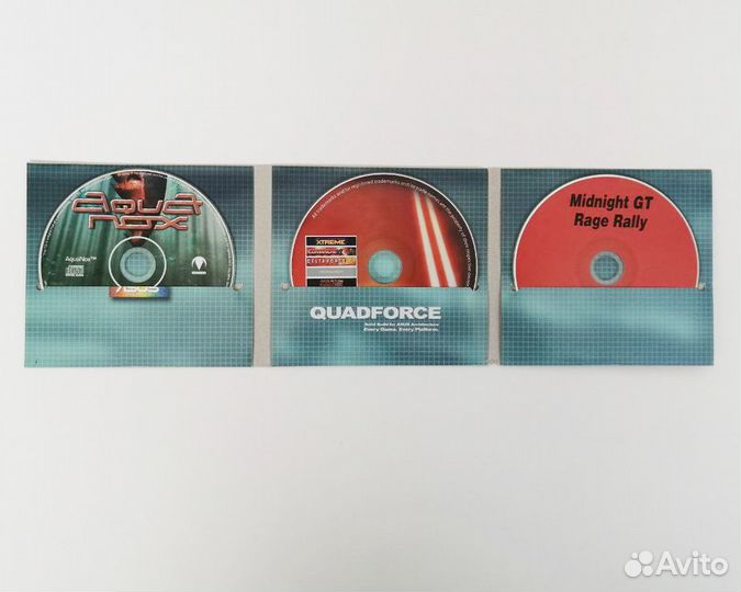 Набор игр QuadForce 3 диска Aquanox Mudnight GT Ra