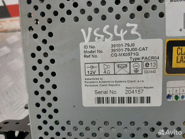 Магнитола Fiat Sedici 2006 71742478