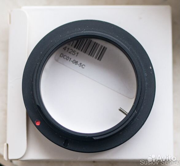 Адаптер крепления объектива Canon FD на EF/EOS