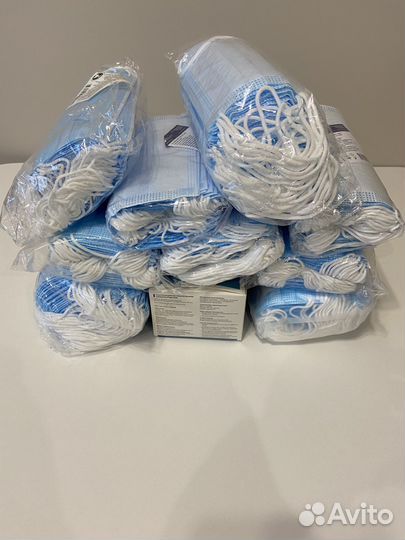 Маски медицинские одноразовые