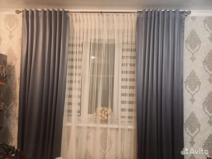 Шторы и тюль в комплекте