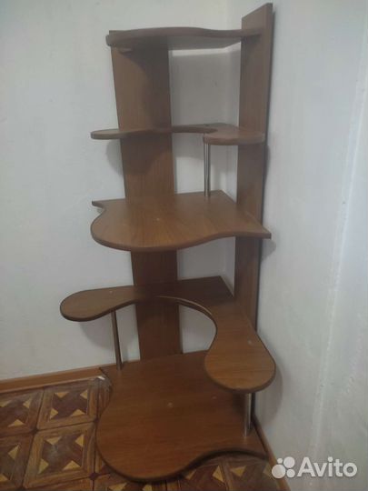 Подставка для цветов напольная деревянная