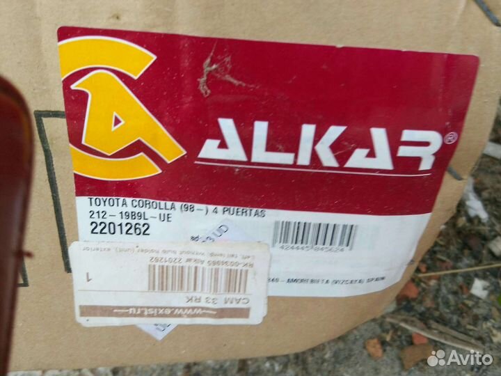 Фара задняя corolla E110