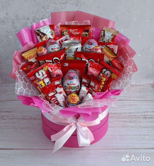 Съедобный сладкий букет