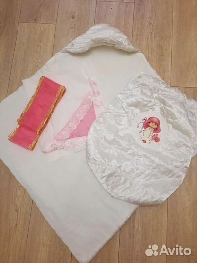 Конверт на выписку для девочки весна-осень