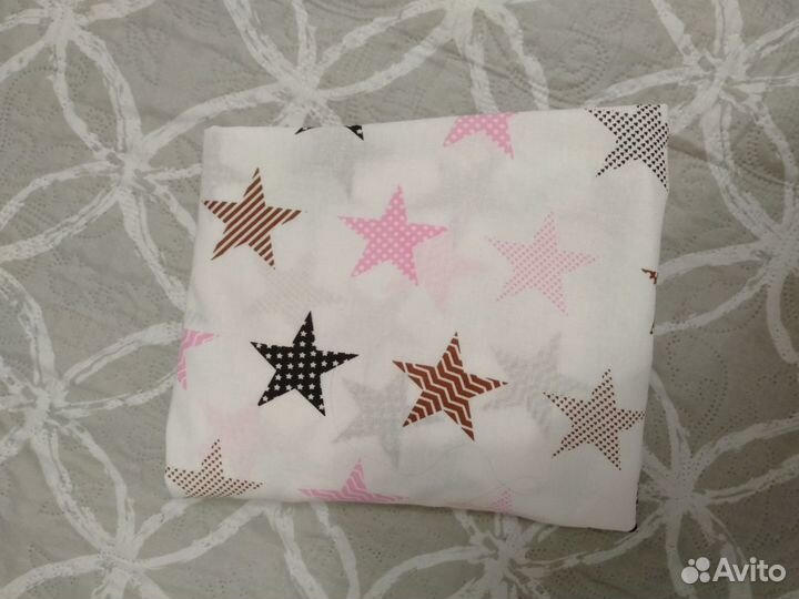 Простынь на резинке 75*75, 100 хлопок на круглую к