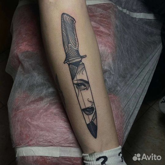 Качественная художественная татуировка