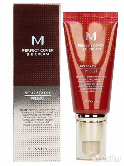 Тональный крем missha 21 тон