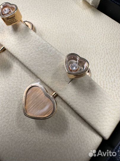 Серьги Серьги Chopard Happy Hearts 007 Rose Gold