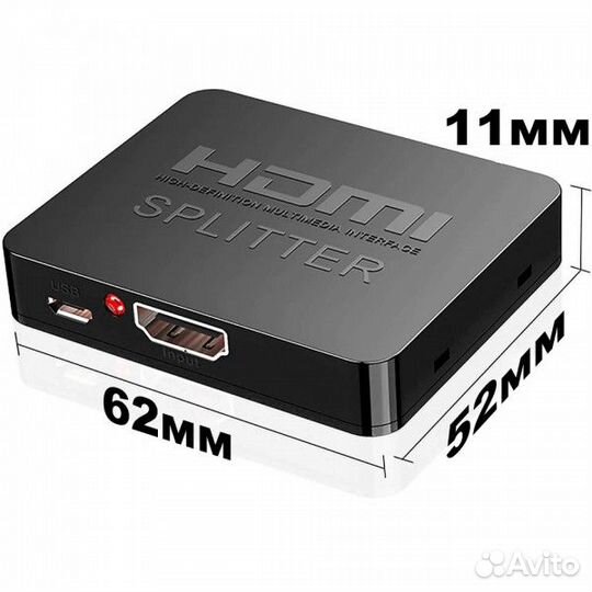 Сплиттер hdmi 2