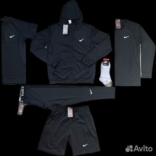 Спортивный костюм nike. Компрессионное бельё 5 в 1