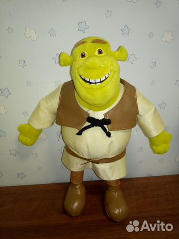Музыкальная мягкая игрушка Шрек