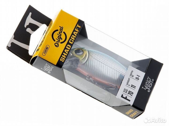 Воблер плав. shad craft F 07.00/A026 