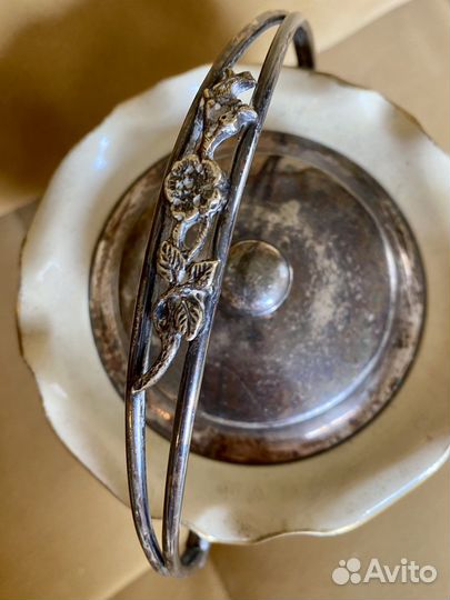 Бисквитница Конфетница Фарфор