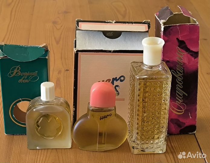 Духи винтаж Новая заря Dzintars