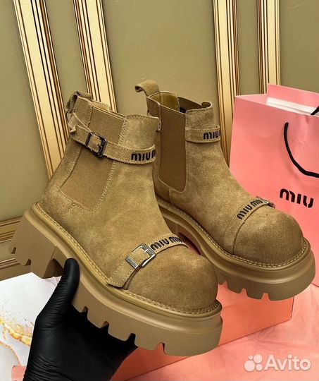 Зимние сапоги miu miu