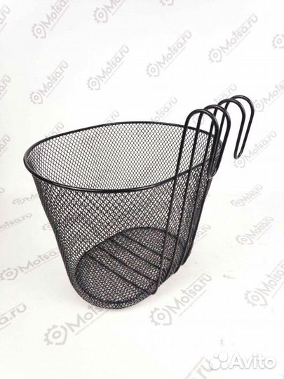 Корзина передняя на руль (навесная с крюками)