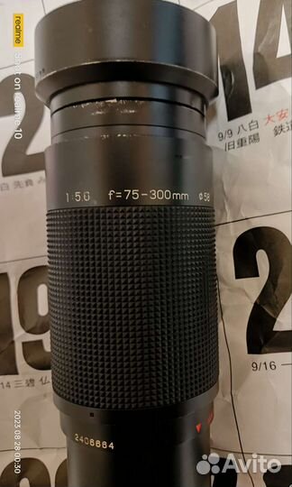 Объективmc cimco MT series 75 -300 5.6 Canon FL