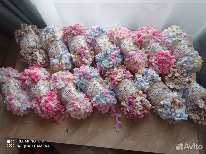 Пряжа ализе пуффи файн колор