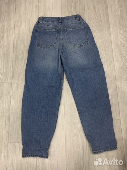 Джинсы zara mom 38