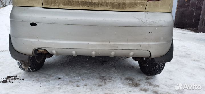 Задний бампер матиз