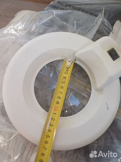 Лампа лупа настольная