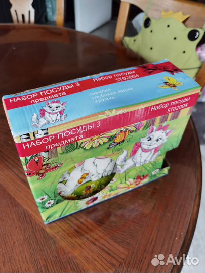Набор посуды детский 3 предмета для девочки