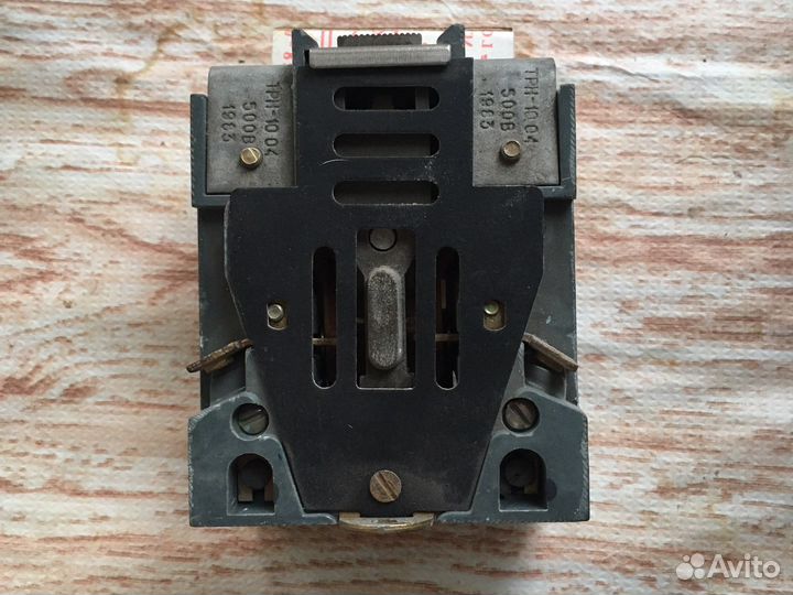 Тепловое реле трн-10 04 500в 1983 год