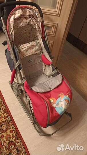 Санки коляска ника 7